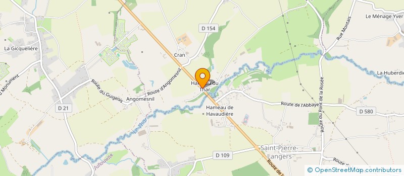 localisation de l'entreprise MONSIEUR CHRISTOPHE BULARD  SAINT-AUBIN-DES-PREAUX