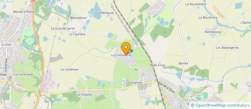 localisation de l'entreprise MONSIEUR CHRISTOPHE BULTEAU à NESMY