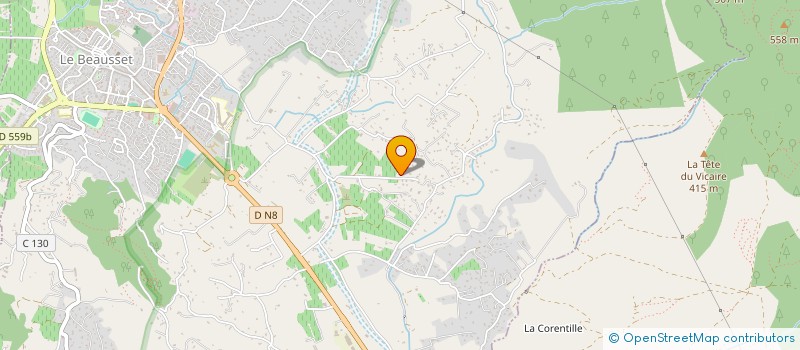 localisation de l'entreprise MONSIEUR CHRISTOPHE BUNEL  LE BEAUSSET