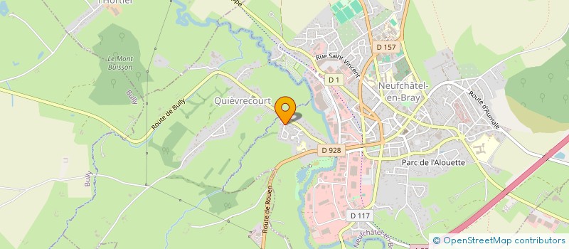 localisation de l'entreprise MONSIEUR CHRISTOPHE BUNEL  NEUFCHATEL EN BRAY