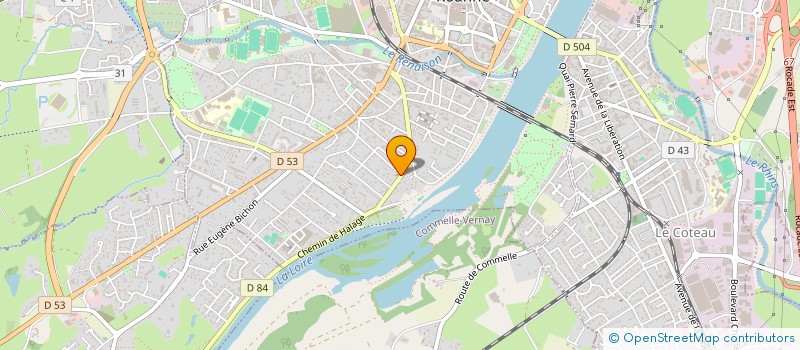 localisation de l'entreprise MONSIEUR CHRISTOPHE BURDIN à ROANNE