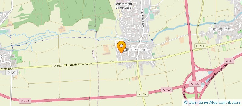 localisation de l'entreprise MONSIEUR CHRISTOPHE BUREL  DUTTLENHEIM