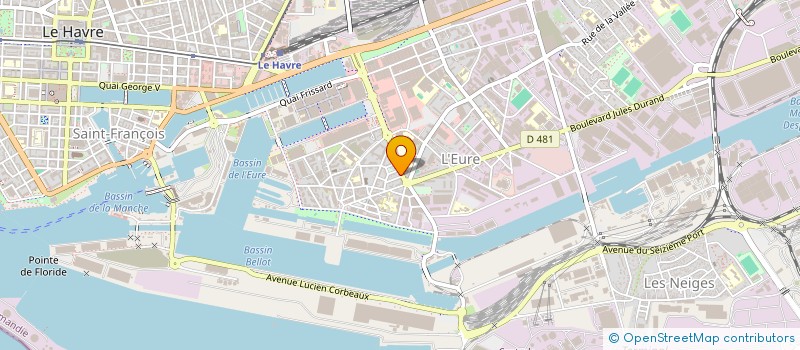 localisation de l'entreprise MONSIEUR CHRISTOPHE BUREL à LE HAVRE