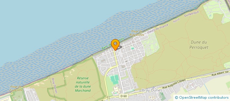 localisation de l'entreprise MONSIEUR CHRISTOPHE BURETTE  BRAY-DUNES