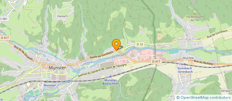 localisation de l'entreprise MONSIEUR CHRISTOPHE BURG  MUNSTER