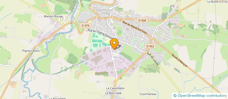 localisation de l'entreprise MONSIEUR CHRISTOPHE BUSSERET à DOMFRONT-EN-POIRAIE