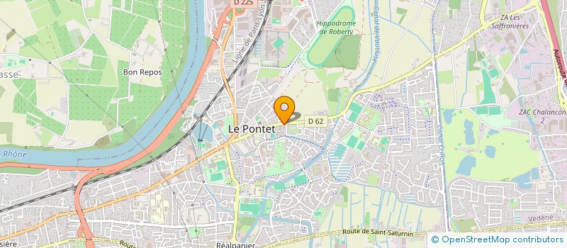 localisation de l'entreprise MONSIEUR CHRISTOPHE BUSSI  LE PONTET