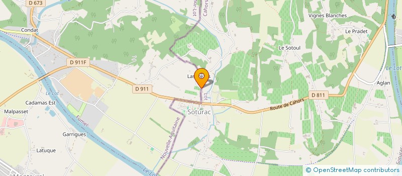 localisation de l'entreprise MONSIEUR CHRISTOPHE CABEDO  FUMEL