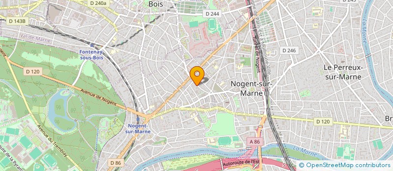 localisation de l'entreprise MONSIEUR CHRISTOPHE CABOURG à NOGENT-SUR-MARNE