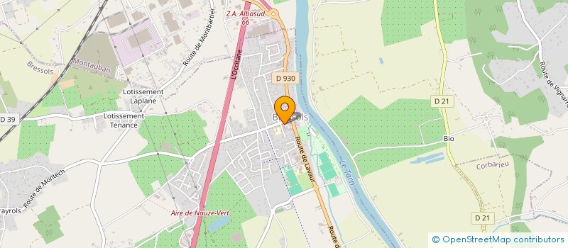 localisation de l'entreprise MONSIEUR CHRISTOPHE CABRIT  BRESSOLS