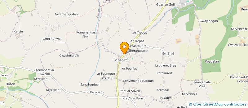 localisation de l'entreprise MONSIEUR CHRISTOPHE CABY à BEGARD