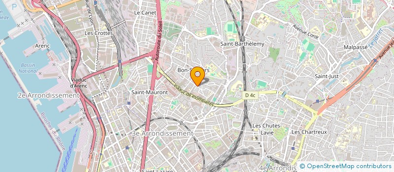 localisation de l'entreprise MONSIEUR CHRISTOPHE CACACE à MARSEILLE