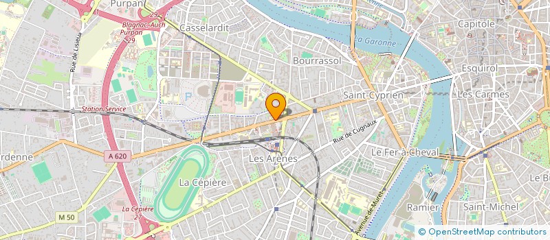 localisation de l'entreprise MONSIEUR CHRISTOPHE CADARS à TOULOUSE