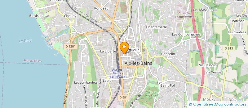 localisation de l'entreprise MONSIEUR CHRISTOPHE CADET à AIX-LES-BAINS