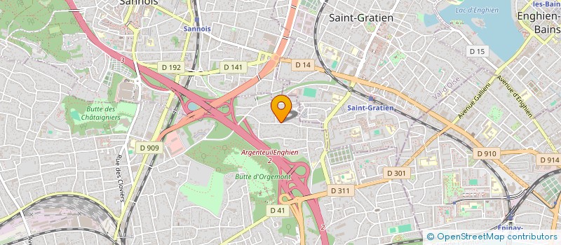 localisation de l'entreprise MONSIEUR CHRISTOPHE CADETE  ARGENTEUIL