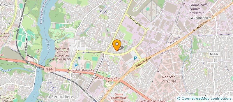 localisation de l'entreprise MONSIEUR CHRISTOPHE CADORET à NANTES