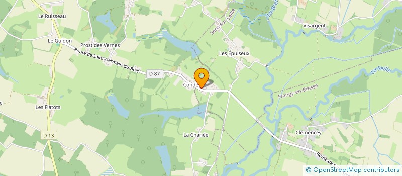 localisation de l'entreprise MONSIEUR CHRISTOPHE CADOT  SENS-SUR-SEILLE