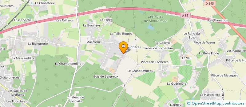 localisation de l'entreprise MONSIEUR CHRISTOPHE CAILLAUD à VEIGNE