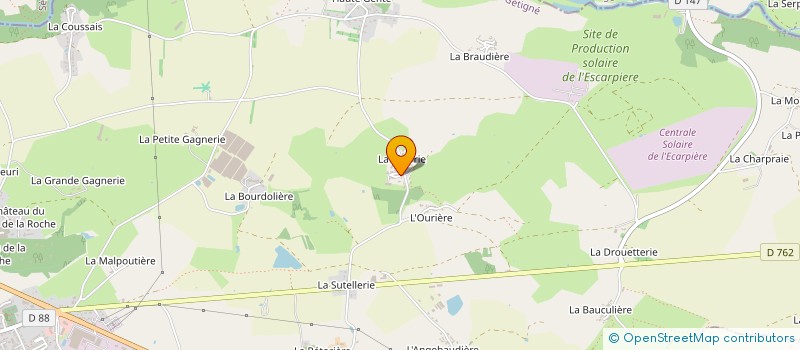 localisation de l'entreprise MONSIEUR CHRISTOPHE CAILLE  GETIGNE