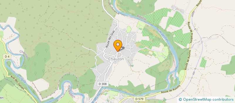 localisation de l'entreprise MONSIEUR CHRISTOPHE CAJET  CHAUZON