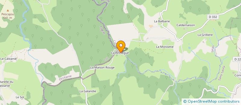 localisation de l'entreprise MONSIEUR CHRISTOPHE CALDEFIE à LE ROUGET-PERS