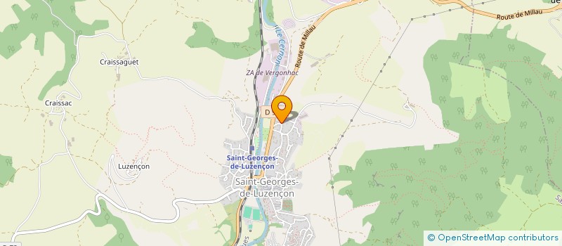 localisation de l'entreprise MONSIEUR CHRISTOPHE CALDERON  SAINT-GEORGES-DE-LUZENCON