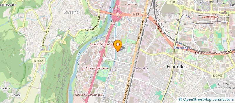 localisation de l'entreprise MONSIEUR CHRISTOPHE CALLEJON à ECHIROLLES