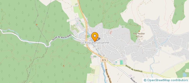 localisation de l'entreprise MONSIEUR CHRISTOPHE CALMANTI  LA ROQUEBRUSSANNE