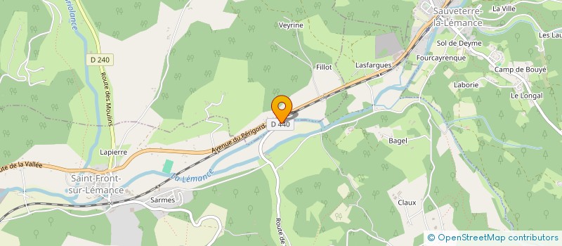 localisation de l'entreprise MONSIEUR CHRISTOPHE CALMEL  BLANQUEFORT-SUR-BRIOLANCE