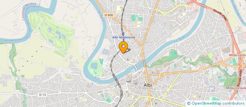 localisation de l'entreprise MONSIEUR CHRISTOPHE CALMETTES à ALBI