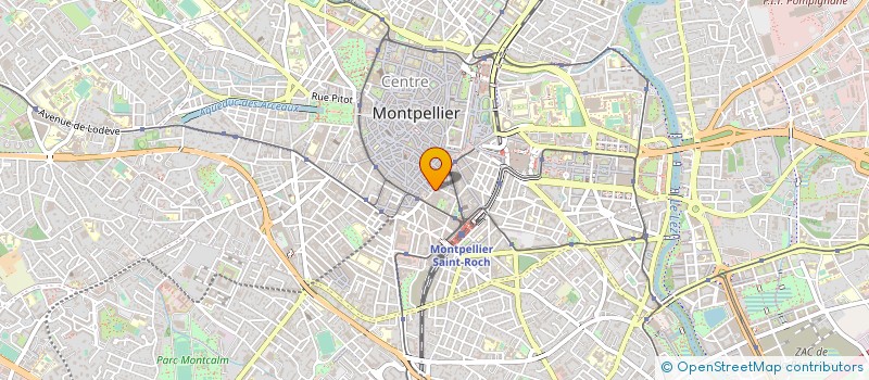 localisation de l'entreprise MONSIEUR CHRISTOPHE CALVET à MONTPELLIER