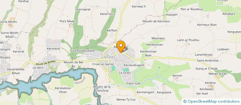 localisation de l'entreprise MONSIEUR CHRISTOPHE CAM  BRELES