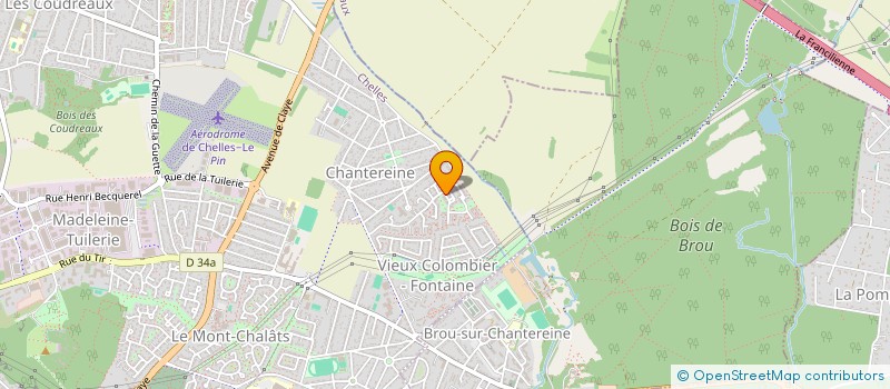 localisation de l'entreprise MONSIEUR CHRISTOPHE CAMACHO  CHELLES