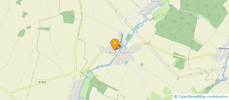 localisation de l'entreprise MONSIEUR CHRISTOPHE CAMBIANICA  FRESNE-LEGUILLON