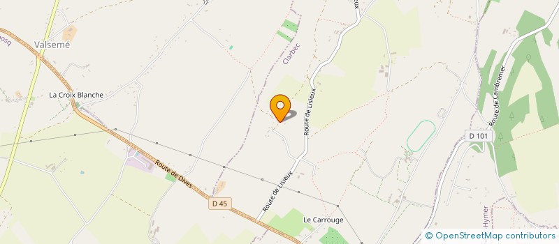 localisation de l'entreprise MONSIEUR CHRISTOPHE CAMILLIERI  CLARBEC