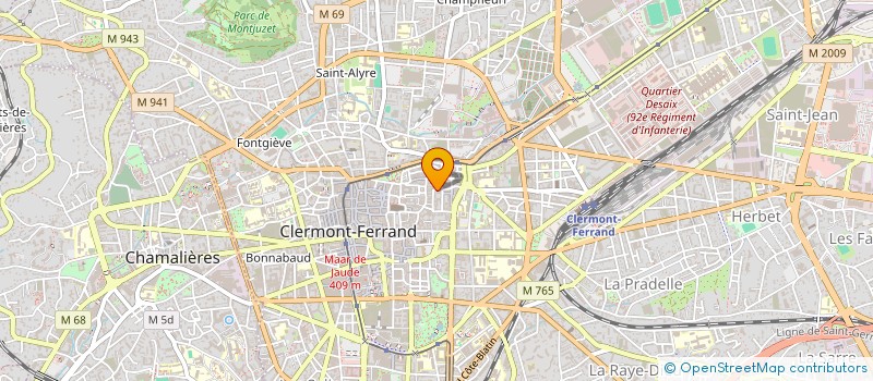 localisation de l'entreprise MONSIEUR CHRISTOPHE CAMISAO  CLERMONT-FERRAND