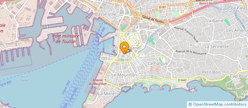 localisation de l'entreprise MONSIEUR CHRISTOPHE CAMURAC  TOULON