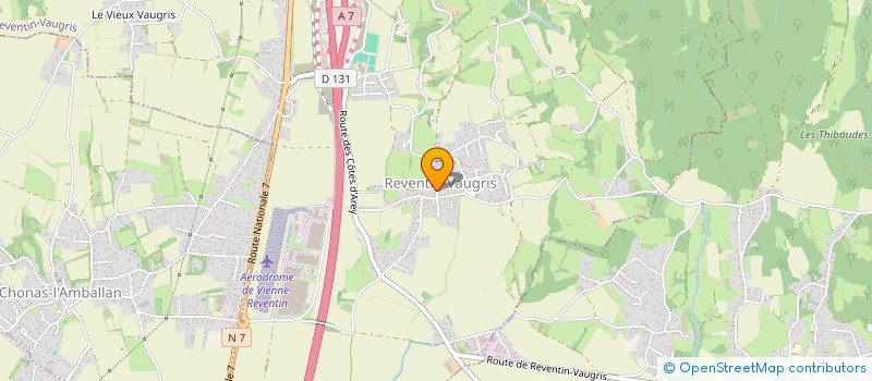 localisation de l'entreprise MONSIEUR CHRISTOPHE CAMUS  REVENTIN-VAUGRIS
