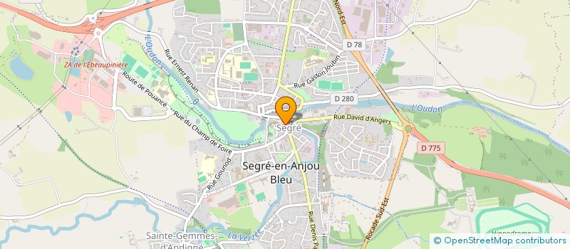 localisation de l'entreprise MONSIEUR CHRISTOPHE CAMUT à ANGERS