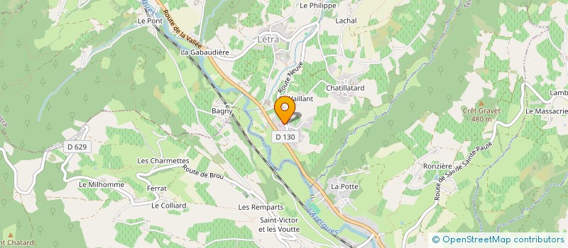 localisation de l'entreprise MONSIEUR CHRISTOPHE CANNONIER  FRONTENAS