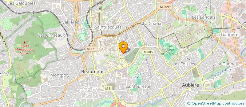 localisation de l'entreprise MONSIEUR CHRISTOPHE CANOZ  CLERMONT-FERRAND