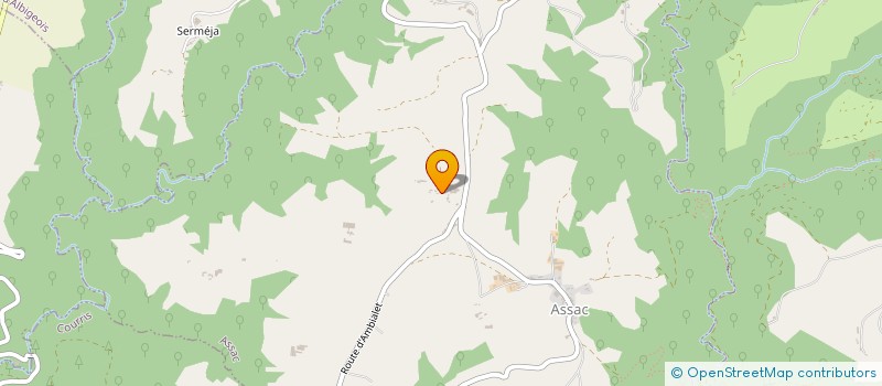 localisation de l'entreprise MONSIEUR CHRISTOPHE CANTALOUBE  ASSAC