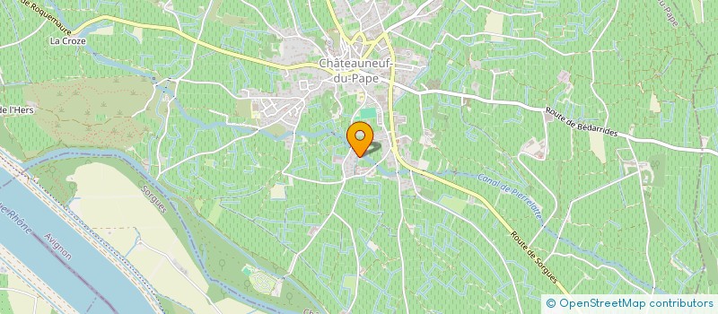 localisation de l'entreprise MONSIEUR CHRISTOPHE CANTO  CHATEAUNEUF-DU-PAPE