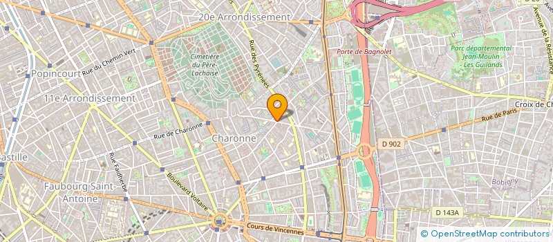 localisation de l'entreprise MONSIEUR CHRISTOPHE CANUT  PARIS