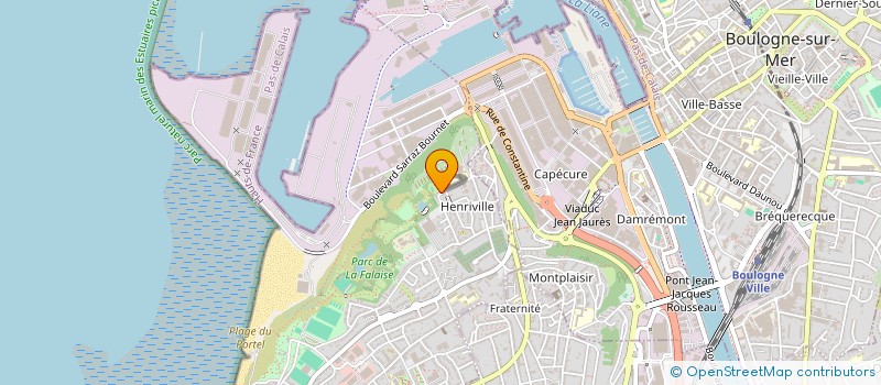 localisation de l'entreprise MONSIEUR CHRISTOPHE CAPDEVILA  BOULOGNE-SUR-MER