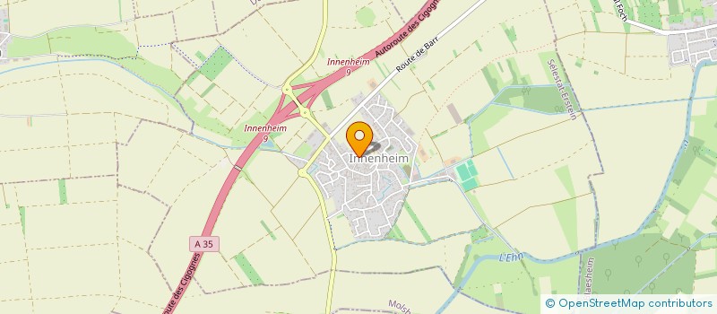 localisation de l'entreprise MONSIEUR CHRISTOPHE CAPIN  INNENHEIM