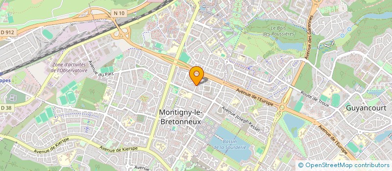 localisation de l'entreprise MONSIEUR CHRISTOPHE CAPITAINE à MONTIGNY LE BRETONNEUX