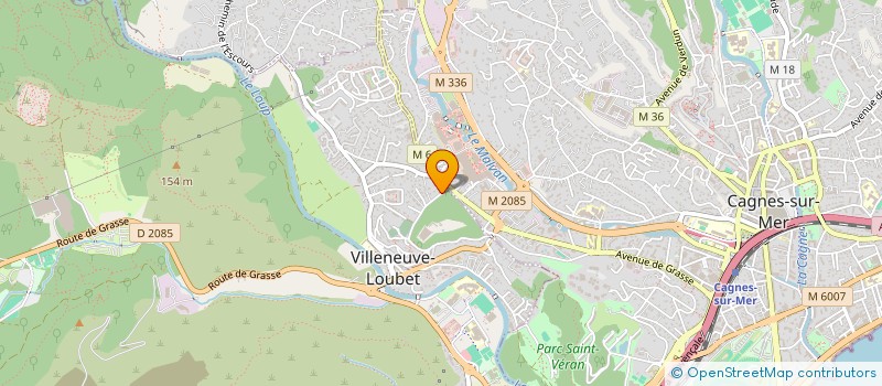 localisation de l'entreprise MONSIEUR CHRISTOPHE CAPOROSSI à VILLENEUVE-LOUBET