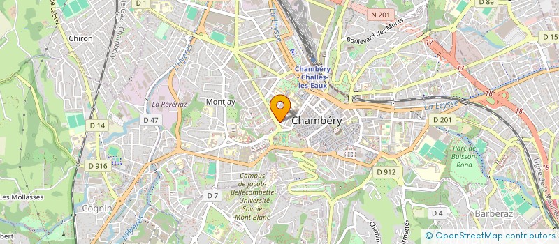 localisation de l'entreprise MONSIEUR CHRISTOPHE CAPOT  CHAMBERY