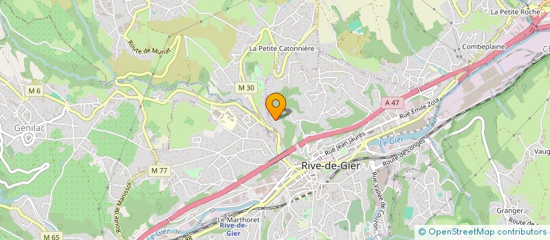 localisation de l'entreprise MONSIEUR CHRISTOPHE CAPUANO  RIVE-DE-GIER